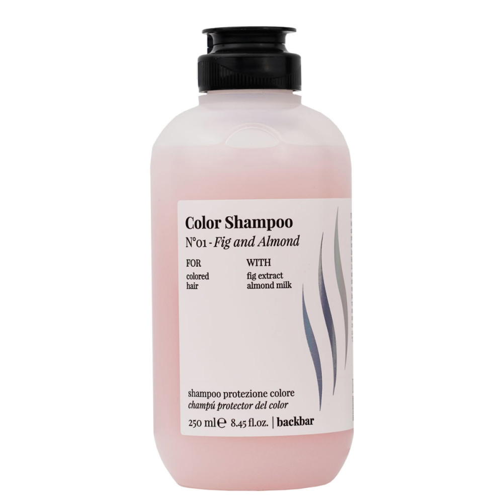 BACK BAR №01 ШАМПУНЬ ДЛЯ ФАРБОВАНОГО ВОЛОССЯ (PH=4.5) 250 ML