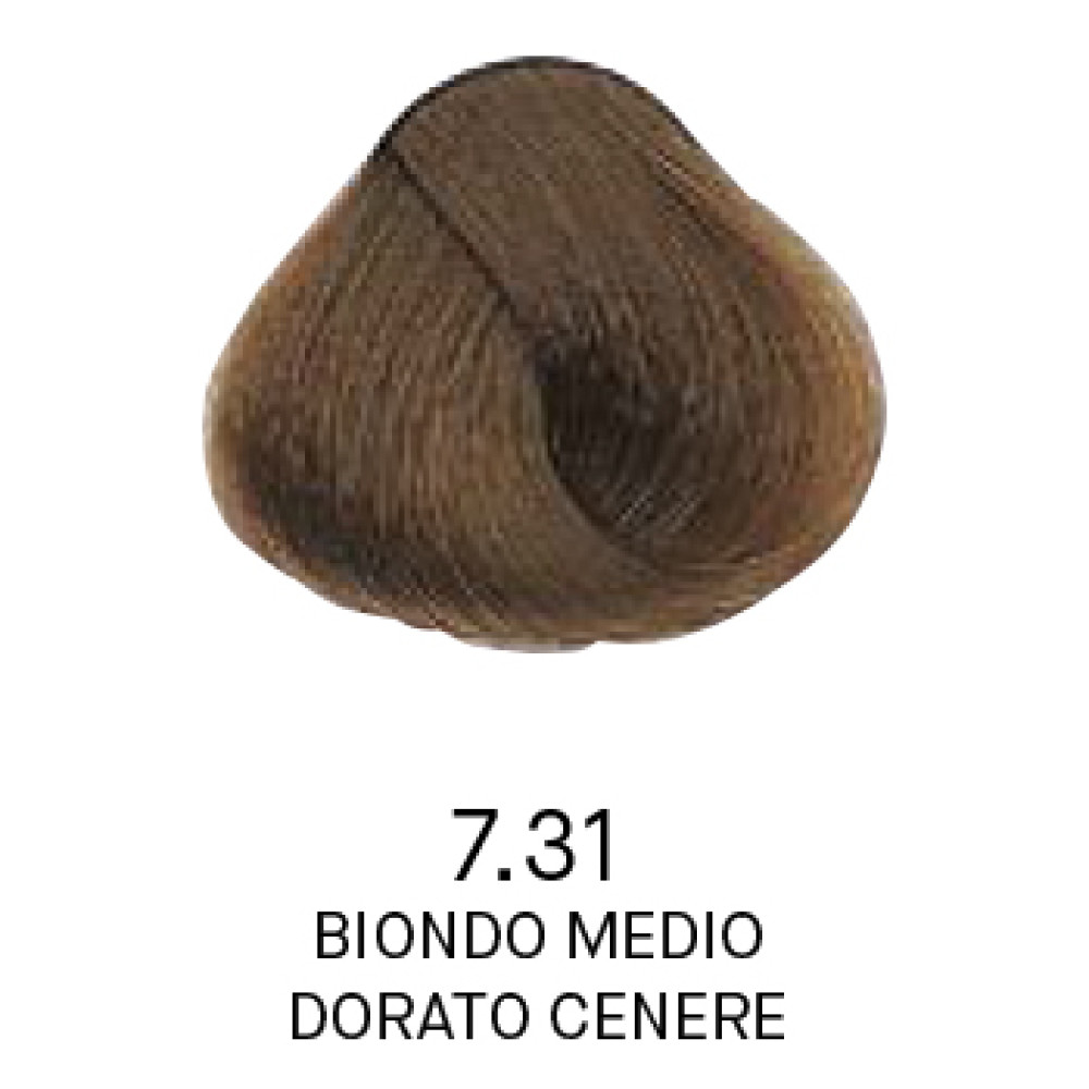 Фарба для волосся Yellow Permanent Cosmetic Coloring Cream 7.31