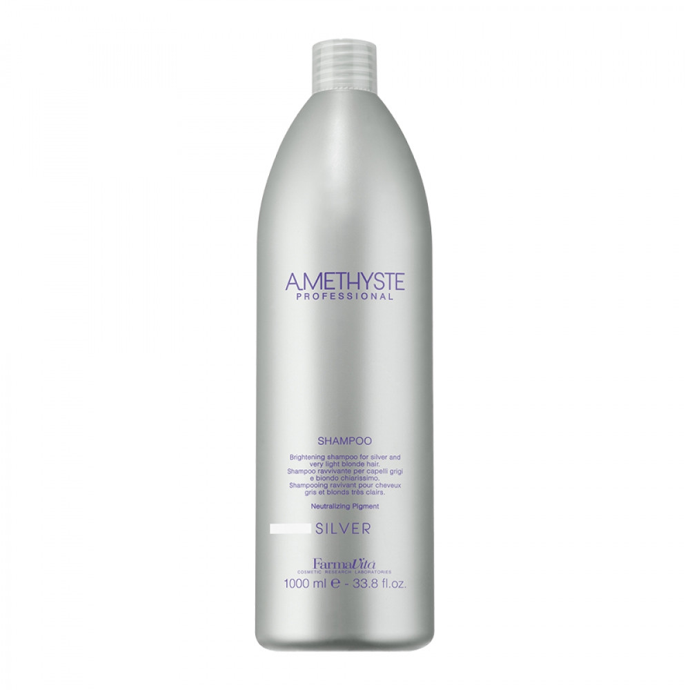 AMETHYSTE SILVER ШАМПУНЬ ДЛЯ СИВОГО І ОСВІТЛЕНОГО ВОЛОССЯ 1000 ML