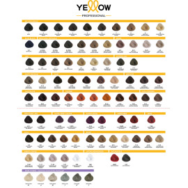 Фарба для волосся Yellow Permanent Cosmetic Coloring Cream 9