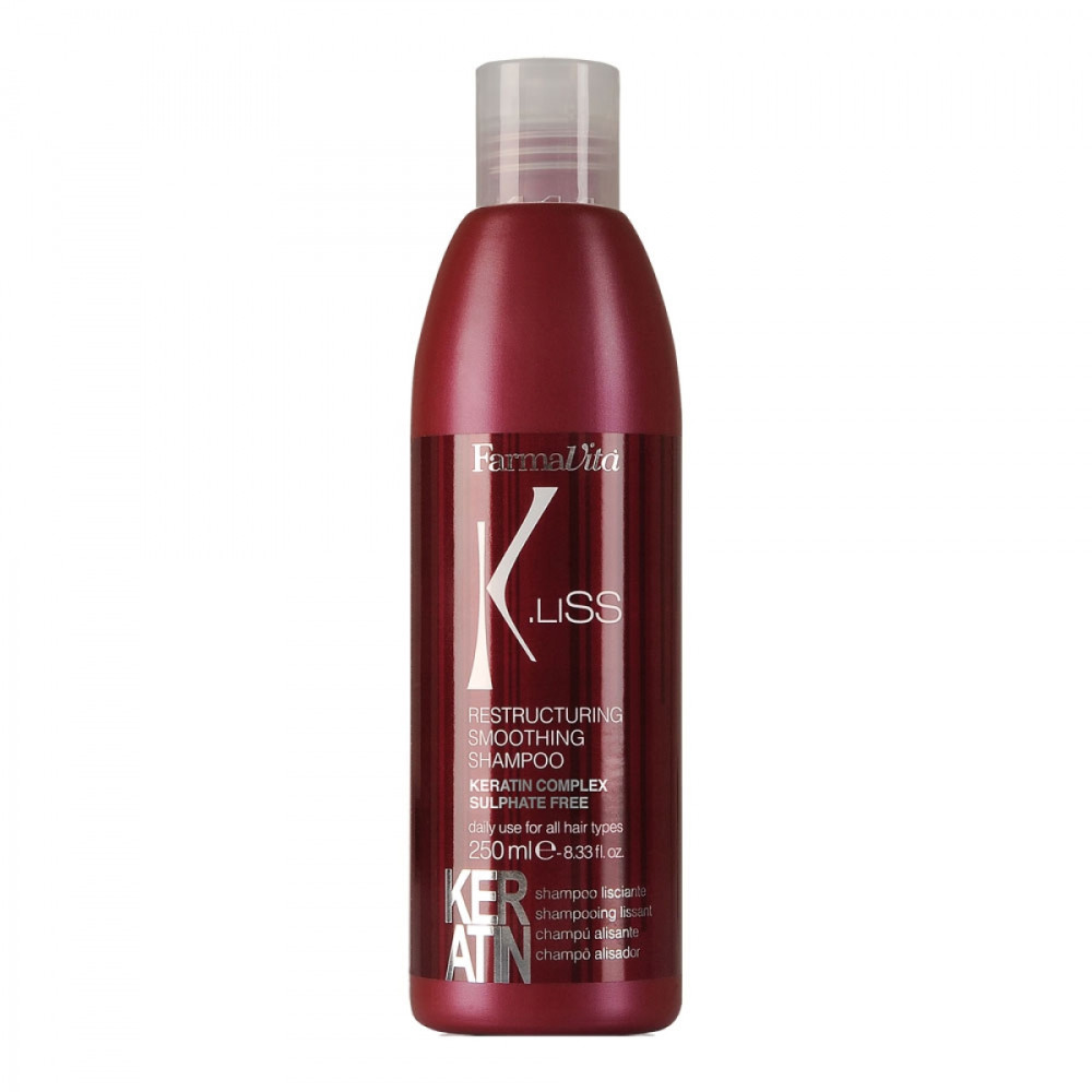 K.LISS ВИПРЯМЛЯЮЧИЙ ШАМПУНЬ З КЕРАТИНОМ 250 ML
