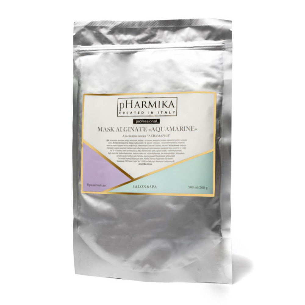 Альгінатна маска “АКВАМАРИН”, 500 мл/200 г