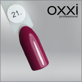ГЕЛЬ-ЛАК OXXI 21 ВИШНЕВИЙ, ЕМАЛЬ, 10МЛ