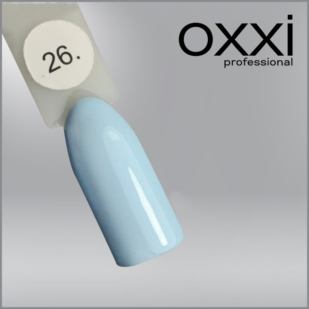 ГЕЛЬ-ЛАК OXXI 26 БЛАКИТНИЙ, ЕМАЛЬ, 10МЛ