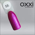 ГЕЛЬ-ЛАК OXXI 58 ФУКСИЯ, МИКРОБЛЕСК, 10МЛ