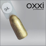 ГЕЛЬ-ЛАК OXXI 94 ЗОЛОТИСТЫЙ С ГОЛОГРАФИЧЕСКИМИ БЛЕСТКАМИ, 10МЛ