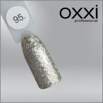 ГЕЛЬ-ЛАК OXXI 95 НАСЫЩЕННЫЕ СЕРЕБРИСТЫЕ БЛЕСТКИ, 10МЛ