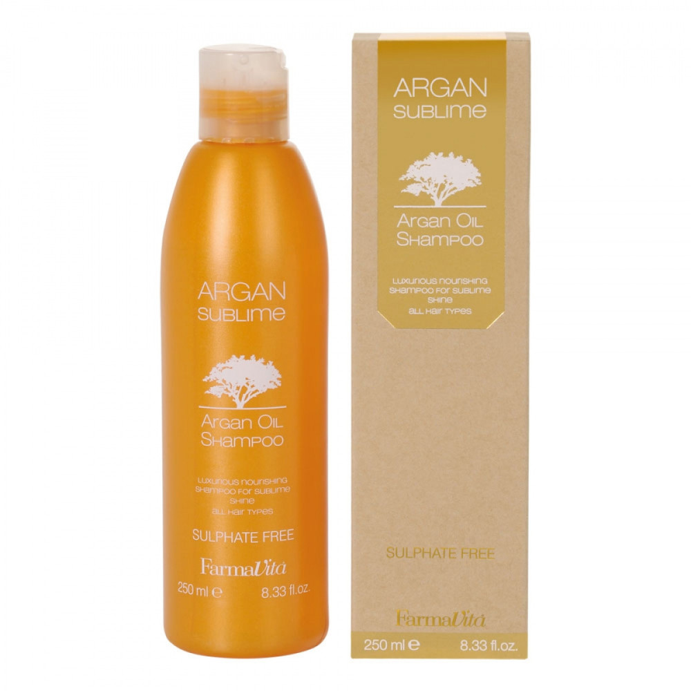 ARGAN SHAMPOO БЕЗСУЛЬФАТНИЙ АРГАНОВИЙ ШАМПУНЬ 250 ML