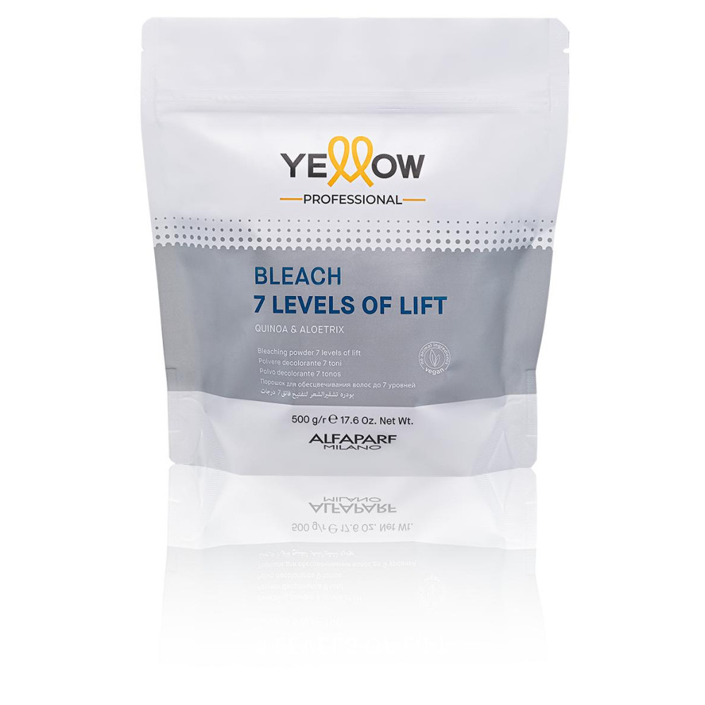 Пудра для висвітлення волосся до 7 рівнів Yellow Bleach 7 Levels 500 g