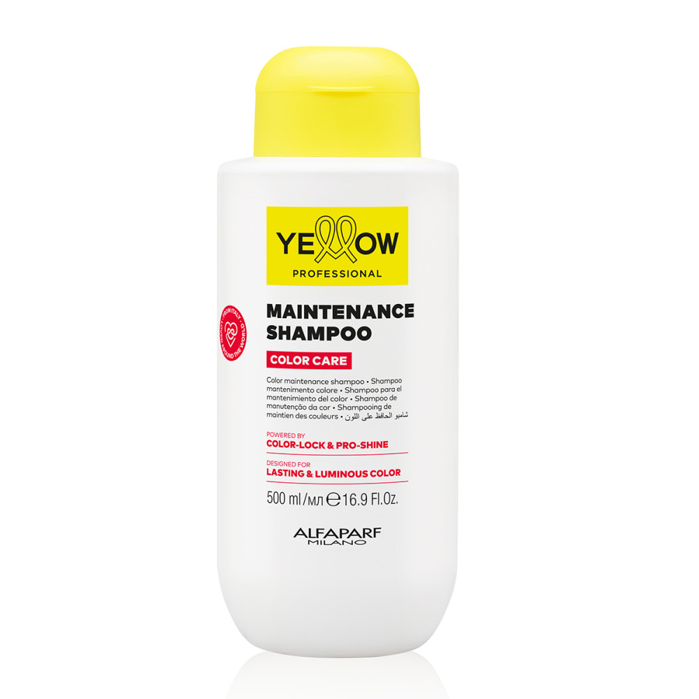 Шампунь для фарбованого волосся з ефектом збереження кольору YELLOW COLOR CARE SHAMPOO 500