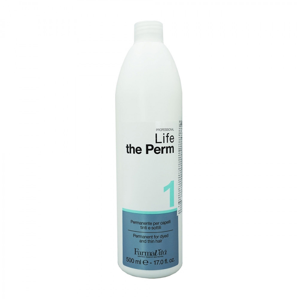 LIFE THE PERM 1 ХІМ. ЗАВИВКА ДЛЯ ФАРБОВАНОГО І ТОНКОГО ВОЛОССЯ 500 ML