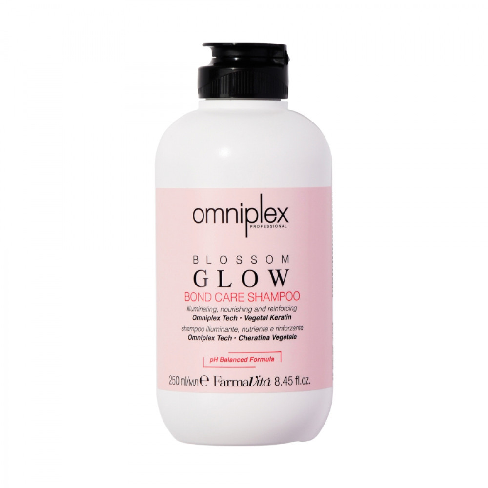 BLOSSOM GLOW SHAMPOO ШАМПУНЬ З ТЕХНОЛОГІЄЮ OMNIPLEX ІЗ КЕРАТИНОМ (PH=4.5) 250 ML